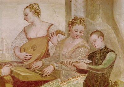 The Concert (detail) by Italian School